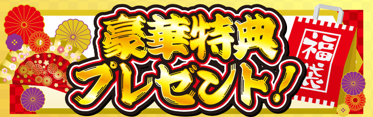 豪華特典プレゼント！